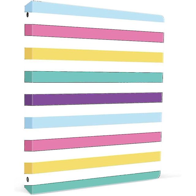 3 Ring Binder 1 Inch Ring, Fashion Design Binder For School, Home, Students