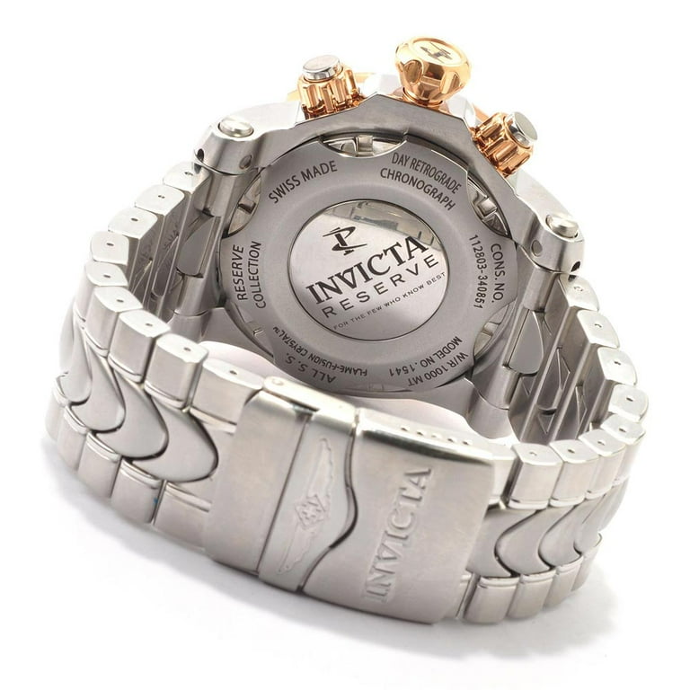 Invicta Men s 1541 Swiss Bezel Reserve Venom Rose Gold Bezel