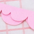 thumbnail image 5 of OULII Display Borders for Classrooms 4Pcs Felt Blackboard Border Strip Wavy Lace Design Pink Purple Red Rosy, 5 of 5