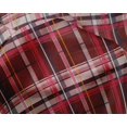 thumbnail image 4 of oneOone Silk Tabby Maroon Fabric Madras Check Craft Projects Decor Fabric Printed By The Yard 42 Inches Wide, 4 of 4
