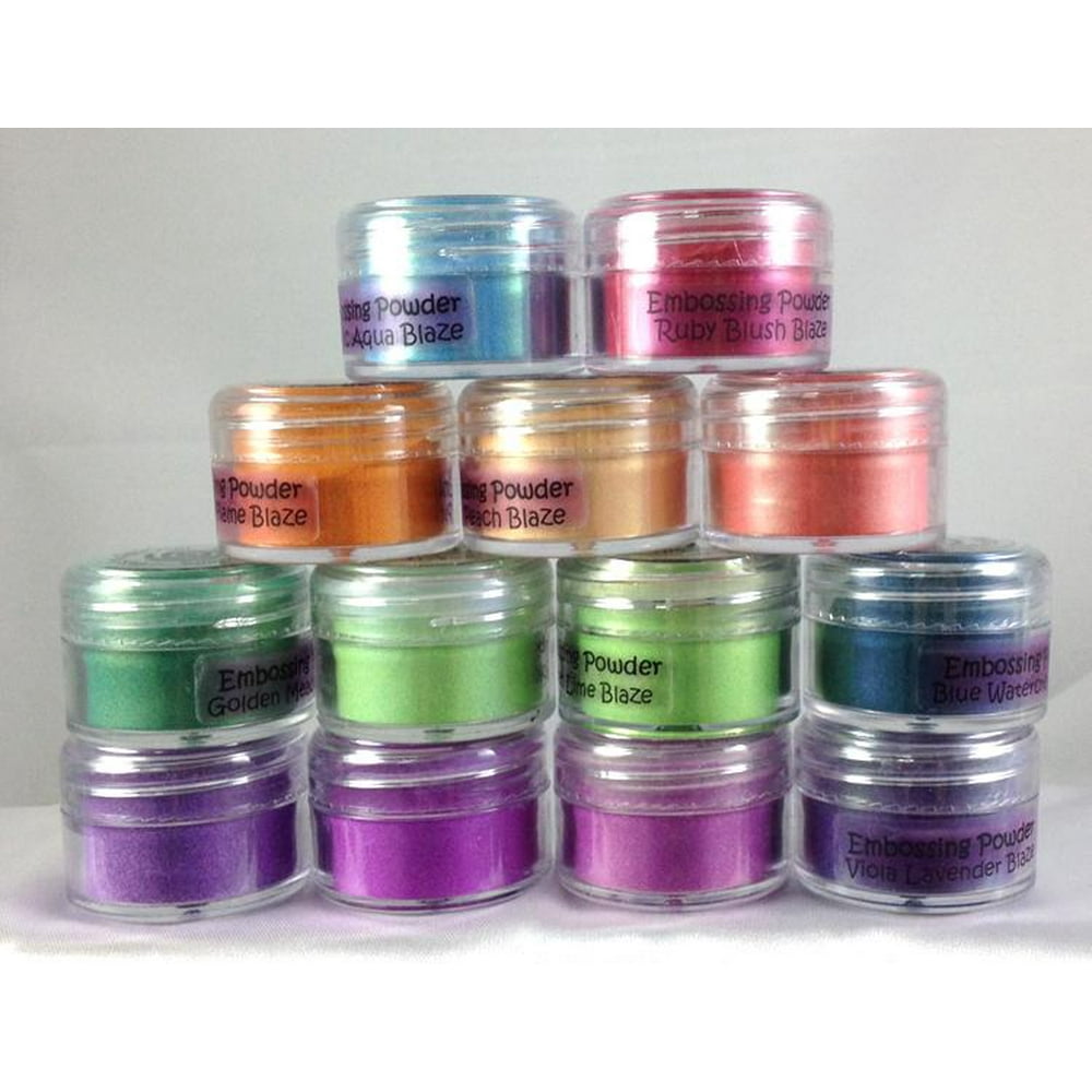 Cosmic Shimmer Blaze Embossing Powder Ruby Blueberry