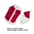 thumbnail image 3 of YIMWNYI Christmas Day Dog Costumes, Father Christmas Dress Up, Funny Style, Puppy Clothes, Pet Party Outfit, Holiday Pet Apparel, Festive Dog Shirt, Small Pet Costumes, 3 of 6