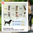 thumbnail image 4 of PawHut Poussette pour Animaux, Poussette pour Chien à 3 Grandes Roues, Transporteur Pliable, Noir, 4 of 10