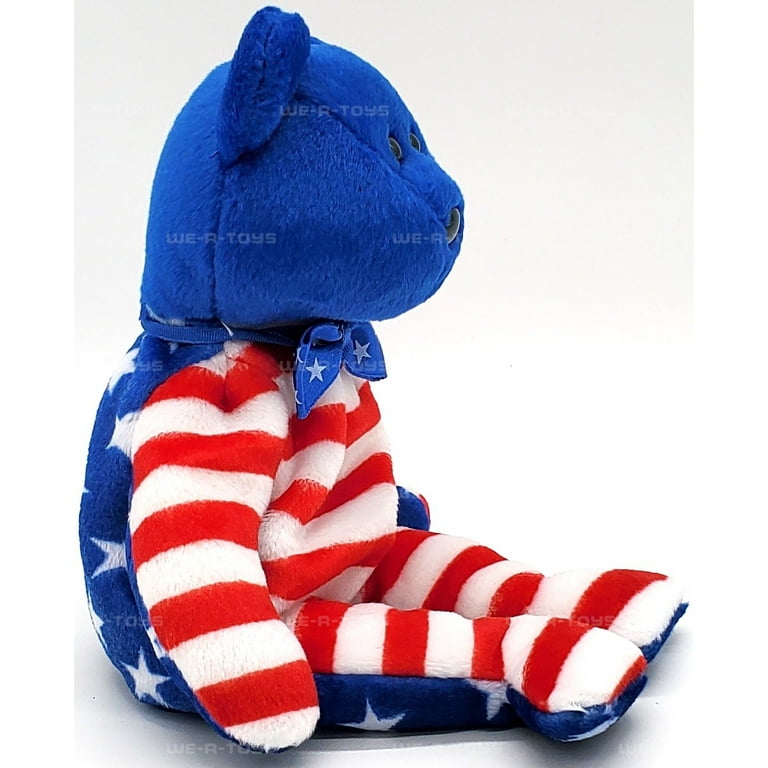Ty Beanie Babies Liberty the Bear Blue Patriotic Plush 2002