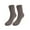 Khaki, variant on Deago 5 Pairs Boot Socks for Women Winter Solid Thick Warm Thermal Socks Cozy Crew Socks Christmas Gift (Multicolor)