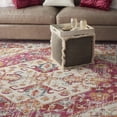 thumbnail image 6 of Nourison Passion Traditional Ivory/Pink 6'7" x 9'6" Area Rug, (7x10), 6 of 8