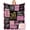 Pinkblack, variant on XZYG 30th Birthday Gifts for Her with Gifts Box 30 Year Old Birthday Gifts for HerWoman 30th Birthday Decorations Gifts 30th Birthday Gifts Ideas Throw Blanket(30*40inch)