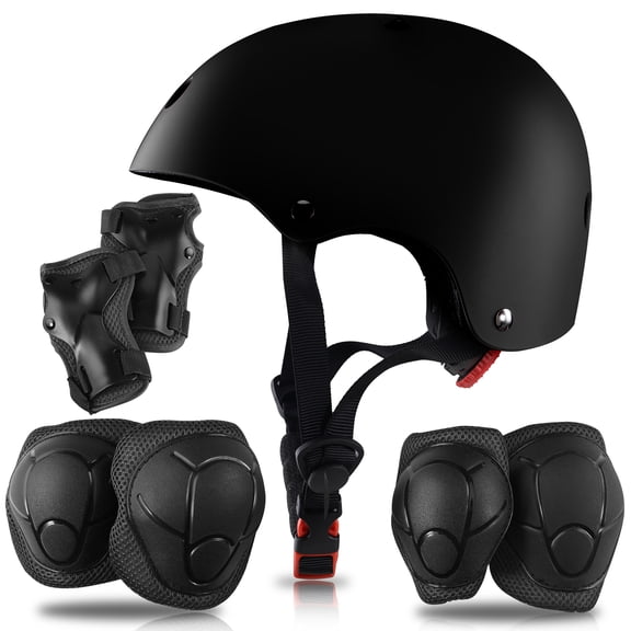 Kids Bike Helmet Set Toddler Helmet for Ages 2-8 Boys Girls with Sports Protective Gear Set