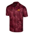thumbnail image 2 of Men's Colosseum Maroon Minnesota Golden Gophers Palms Team Polo, 2 of 3