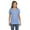 LIGHT BLUE, variant on Womens Nano-T V-Neck T-Shirt S04V (3 PACK)