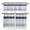 Blue, variant on Burnt Orange Ombre Kitchen Curtain Set, Modern Abstract Art Window Valance and Tiers 36" Length, Light Filtering Short Curtains Valance for Cafe Bathroom Bedroom 54"x18"