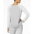 thumbnail image 2 of Jenni by Jennifer Moore Womens Sleepwear Colorblock Pajama Top Only,1-Piece, L, Ivory Grey, 2 of 2