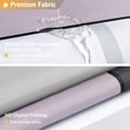 thumbnail image 3 of Lavender Fabric Shower Curtain, Modern Geometric Cloth Shower Curtain Set with Hook, Weighted Hem, White Black Grey Decorative Waterproof Shower Curtain for Bathroom 36"W x 72"L (Pack of 1), 3 of 6