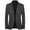 Black, variant on Vedolay Mens Blazers Casual Solid Fashion Business Elegant Suit Jacket Black,L