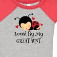 thumbnail image 4 of Inktastic Loved by My Great Aunt Boys or Girls Baby Bodysuit, 4 of 5