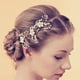 thumbnail image 4 of Horquilla para el cabello Yuyangstore de perla flor 3pcs para boda nupcial, 4 of 8
