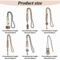 thumbnail image 2 of 6pcs Boho Necklaces Wood Beads Pendant Vintage Beaded Necklaces Turquoise Fish Elephant Necklace Nepal Necklace for Women Jewelry On Christmas Day Birthdays Weddings Anniversaries colorful, 2 of 7