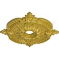 thumbnail image 3 of Ekena Millwork 28 3/8"OD x 3 3/4"ID x 1 5/8"P Benson Classic Ceiling Medallion (Fits Canopies up to 6 1/2"), Hand-Painted Rich Gold, 3 of 6