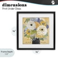 thumbnail image 4 of Stupell Industries Shabby Chic Stay Strong Have Faith Black Framed Print Under Glass, 16 x 16, by Suzanne Nicoll, 4 of 8