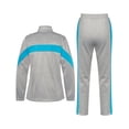 thumbnail image 4 of Women's 2Pc Full Zip Tracksuit, 4 Way Stretch Breathable with Zipper Pockets for Golf Running Casual Light Gray S, 4 of 9