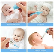 Baby Healthcare and Grooming Kit, 25 in 1 Baby Electric Nail Trimmer Set Newborn Nursery Health Care Set for Newborn Infant Toddlers Baby Boys Girls Kids Haircut Tools,Blue Baby Grooming kit