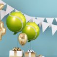 thumbnail image 2 of 12 globos de pelota de tenis, globos de tenis, suministros para fiestas de cumpleaños con temática de tenis, deportes de tenis, 2 of 4