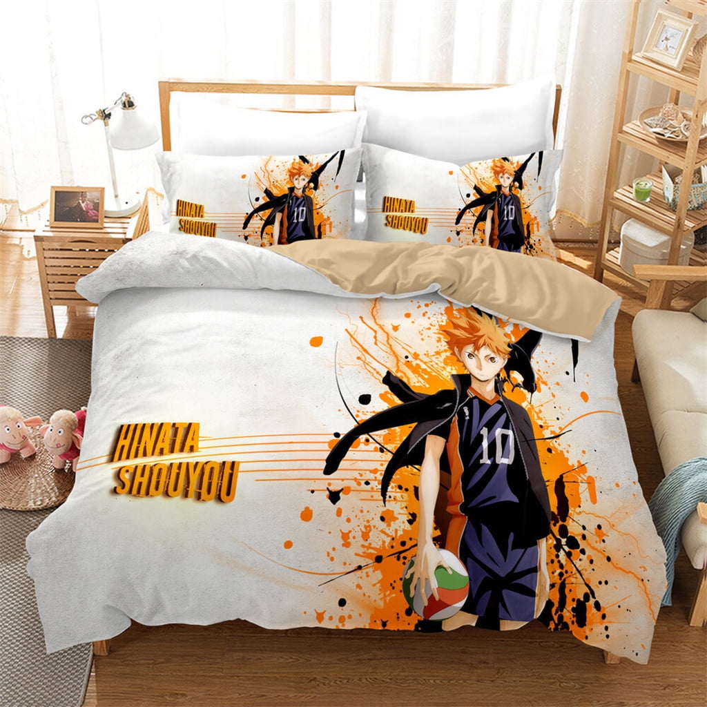 Anime Bed Set ONE PIECE Duvet Cover Bedding Sets Luffy Zoro Nami Comforter  Cover, Cartoon Quilt Cover with Pillowcases - Walmart.com