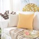 thumbnail image 4 of 45cm Coussin Et Housse De Coussin Ray Jaune Clair Lot De 2, Velours Ctel Doux Dcoratif Carr Housse De Coussin Housses De Coussin Taie D'oreiller,, 4 of 5