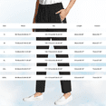 thumbnail image 3 of BWASD Wide Leg Pants for Women Casual Loose Flowy Palazzo Trousers with Pockets Drawstring Elastic Waist Lightweight Boho Beach Vacation Summer Outfit, 3 of 8