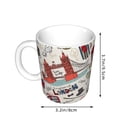 thumbnail image 2 of Yiaed London Landmark1 Print Ceramics Coffee,Large Handle Design,Extra Large Tea and Coffee Cup for Office and Home Mugs, 2 of 6