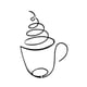 thumbnail image 2 of Decoración de pared con forma de taza de café, adorno decorativo de metal con estilo. 142 cm x 203 cm, 2 of 9