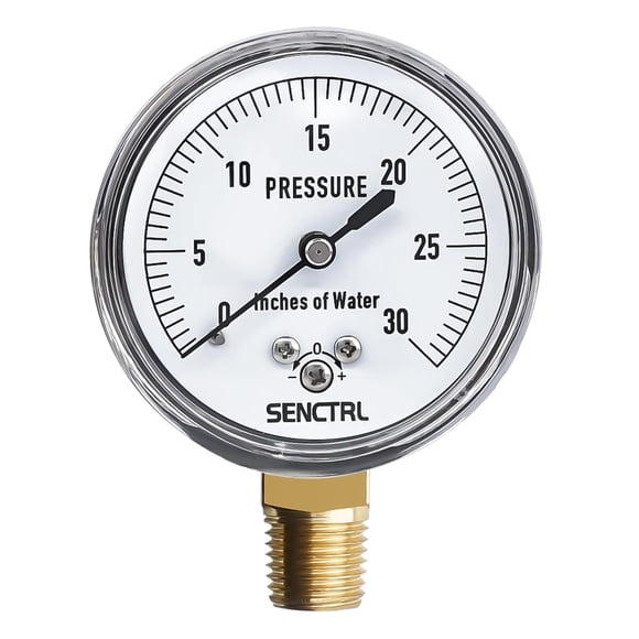 Manómetro SENCTRL 0-30 cmH2O, baja presión, 2.5"