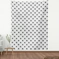 thumbnail image 3 of Geometric Fabric by the Yard, Minimalist Style Monochromatic Pattern of Polka Dots and Circle Rounds, Upholstery Fabric for Dining Chairs Home Decor Accents, Charcoal Grey White by Ambesonne, 3 of 4