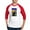 Red/White, variant on CafePress - Black Cat Star Gazing Baseball Jersey - Cotton Baseball Jersey, 3/4 Raglan Sleeve Shirt