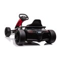 thumbnail image 3 of VOLTZ TOYS 24V Electric Drift Go Kart for Kids, Ride On Racing Car with Dual Motors, Safety Belt, 8 MPH Max Speed, Red, 3 of 9