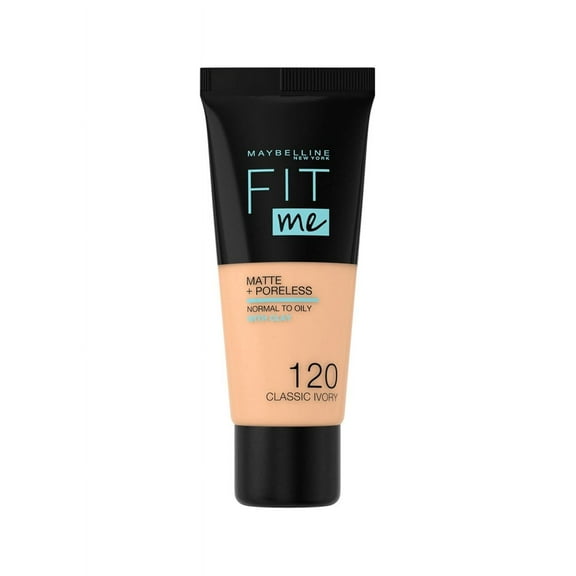 Maybelline Fit Me Matte Poreless Foundation No:120 Classic Ivory 30ml