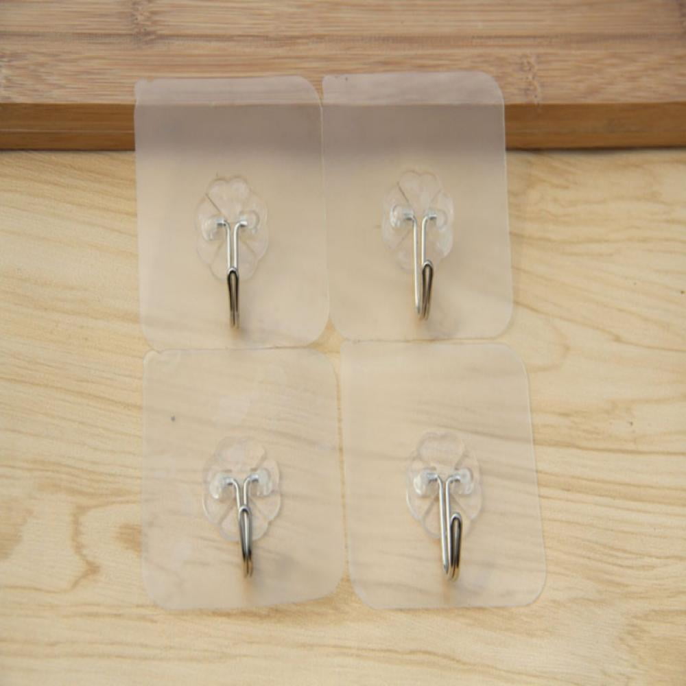 Details about   6pcs Adhesive Wall Hooks Multifunctional Seamless Cute House Design