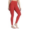 thumbnail image 3 of TWZH Women Solid Color Leggings Stretchy High Waist Yoga Pants, 3 of 6