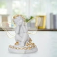 thumbnail image 4 of Estatua de Ángel CUTICAT Decoración de Escritorio Resina Querubines, 4 of 7