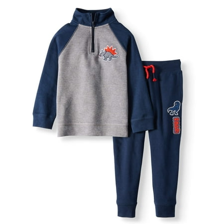 - 365 Kids From Garanimals Fleece Dinosaur 2pc Outfit Set (Little Boys & Big Boys)