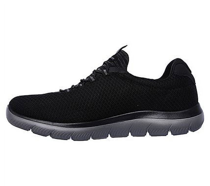 Skechers Men's Summits Training Sneakers, Lightweight & Wide Width, Black, Size 12