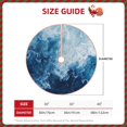 thumbnail image 2 of Sikiie Abstract Ocean Waves Christmas Tree Skirt, Christmas Tree Decorations, Christmas Decor, Tree Mat Decoration(30-48IN)-30", 2 of 6