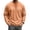852#Earthy Yellow, variant on Men's Waffle Knit Casual Shirt Long Sleeve Crew Neck Travel Top Outdoor Work Top Travel Work Shirt