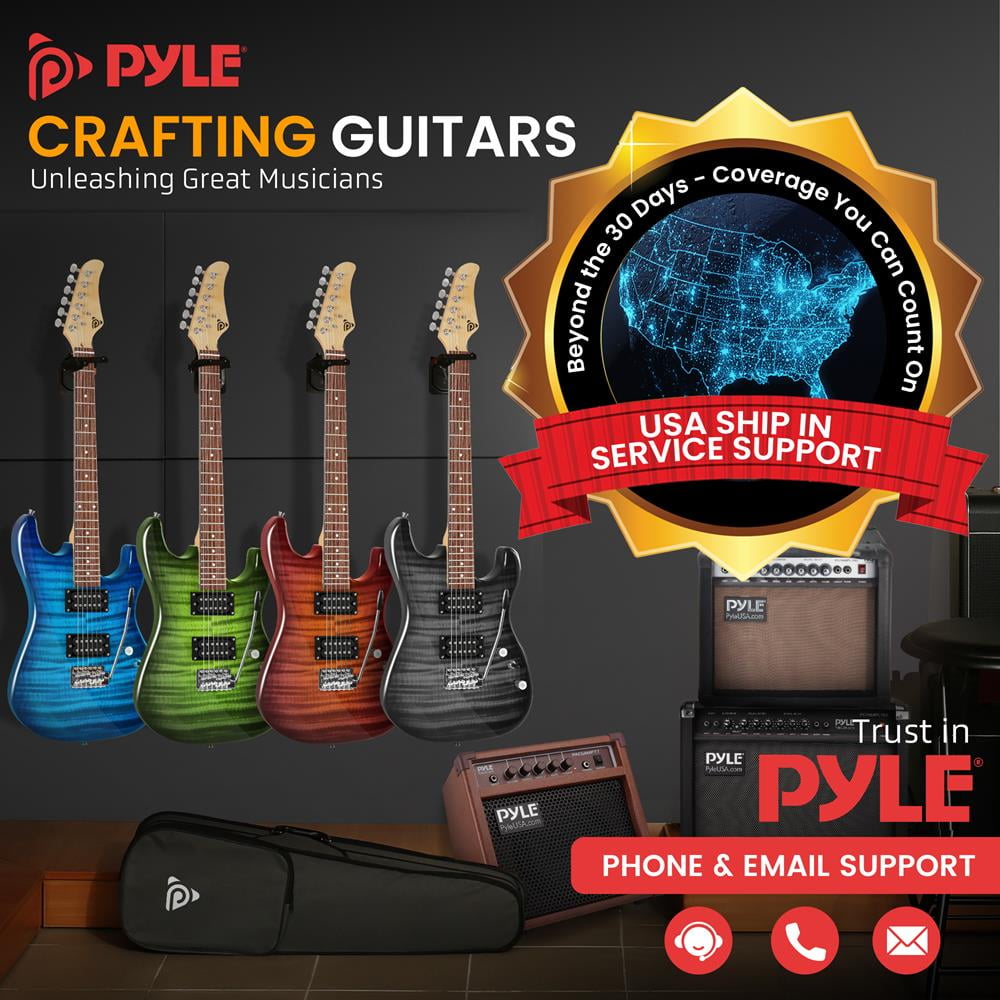 6-String Electric Guitar Kit- Includes Amplifier with Accessory Kit