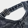 thumbnail image 4 of Hsqqdc Vintage Washed Denim Brimless Hat, Distressed Docker Cap Adjustable Sailor Cap, 4 of 7