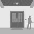 thumbnail image 5 of Hunter - Skyflow 1-light Matte Black,  , Dimmable, Modern Style, Cone Shaped, for Bedrooms, Bathrooms - 46022, 5 of 7