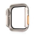 thumbnail image 2 of Caja De Reloj Estuche Para Reloj Con Protector De Marco De Vidrio Para Pantalla Para Apple Watch (Marfil 45 Mm) WDOplteas Para estrenar, 2 of 3