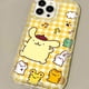 thumbnail image 3 of Saniro-funda protectora de silicona para iPhone, carcasa transparente con estampado de Pom Purin para iPhone 15, 14, 13, 12, 11 Pro Max, XR, XS, X, 8, 7, 6, 6S Plus, SE 2020, 3 of 5