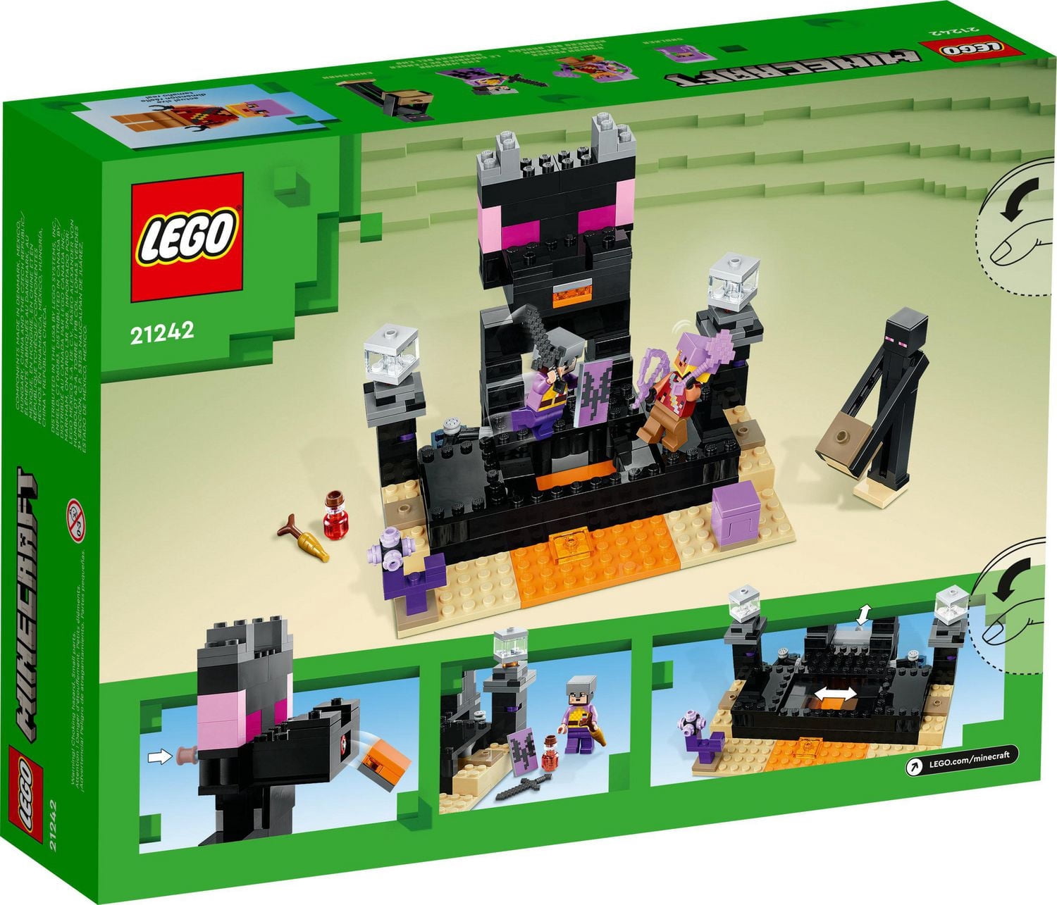 LEGO Minecraft L’arène de l’Ender 21242 Ensemble de construction (252 pièces)