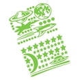 thumbnail image 3 of 2 Piezas de Calcomanías para Pared, Puerta, Espacio Cósmico, Ornamento Decorativos para Hogar Verde, 3 of 9
